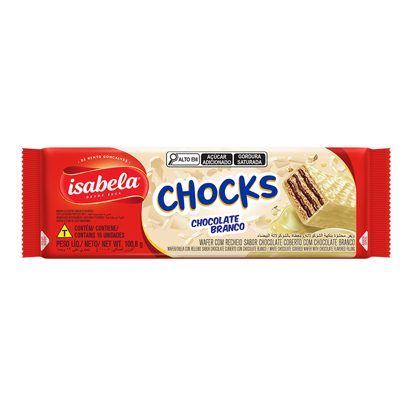 Chocks Chocolate Branco